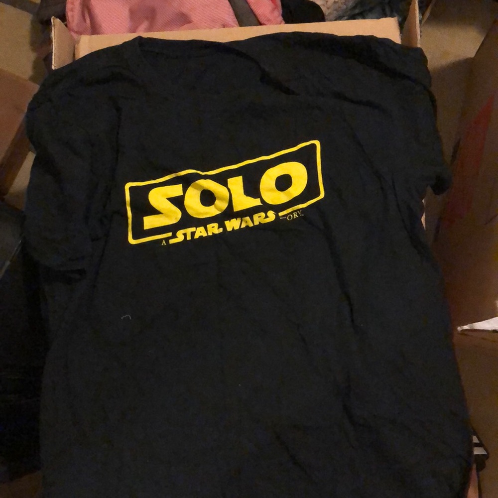 Black Star Wars t shirt